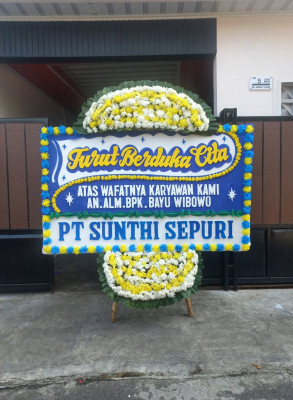 Papan Bunga Duka di Mlandingan